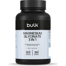 Bulk Magnesium Glycinate 3in1 Kompleks 1800 Mg Bisglycinate Malate Citrate 90 Tablet Yüksek Emilim