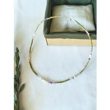 Atölye Merdiven Seher Tanrıçası Gerçek Inci Doğaltaş Kolye 925 Ayar Gümüş