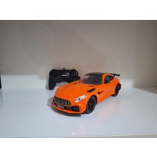 Aksoy Toys Uzaktan Kumandalı Işıklı Mercedes Amg Gt Turuncu 1:16 Ölçek 24 cm Araba