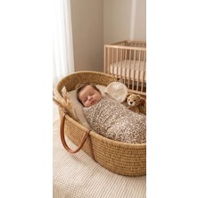 O&g Collection Leopar %100 Pamuklu 4 Katlı Müslin Bebek Kundak / Örtü (80X80 Cm)