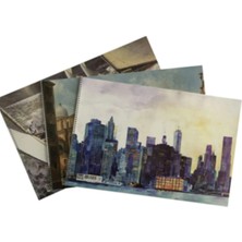 35X50 Spiralli Resim Defteri Sevinç 1 ADET