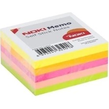 Noki Memo Stick 75X75 mm 400 Yaprak Neon Yapışkanlı Not Kağıdı