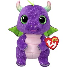 Kiddico Toys Ty Beanie Boos Mor Ejderha Daphne Peluş 15 cm
