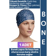 Wintoup #bone Konforlu Esnek Yumuşak Havuz Deniz Yüzme Kaygan Iç Yüzey Çok Şık Kulağa Su Geçirmez Saç Bonesi