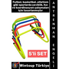 Wintoup #antrenmanmalzemesi Futbol Basketbol Atletizm Fitness Kondisyon Çeviklik Antrenman Engeli 5'li Set