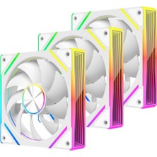 Next Gaming NG-D120W 3x Argb Pwm 120MM Kasa Fanı Beyaz