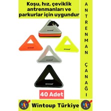 Wintoup #antrenmanmalzemesi Futbol Basketbol Voleybol Koordinasyon Hız Çeviklik Antrenman Çanağı 40 Adet