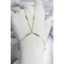 Aksiyon Global 316L Çelik Top Zincirli Gold Renk Kadın Şahmeran - Lisinya