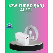 Uslucan Alışveriş 67 Watt Güçlü Turbo Şarj Aleti Samsung Note 10 Note 20 Uyumlu