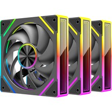 Next Gaming NG-D120B 3x Argb Pwm 120MM Kasa Fanı Siyah