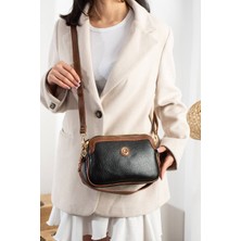 Özbu Şık ve Kullanışlı Yeni Sezon Kadın Çapraz Çanta Yumuşak Deri & Çok Gözlü