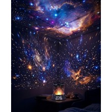 Aksiyon Global Yıldız Projeksiyon Gece Lambası Renkli Galaksi Işık Projektörü - Lisinya