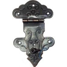 Uravas Store Kuyruklu Kilit, Sandık, Kutu Askısı - 36X60MM, Oksit, 1 Adet