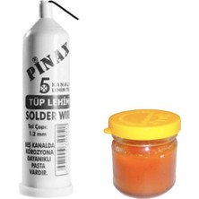 MiraLive Tüp Lehim Teli ve Lehim Pastası Set