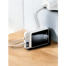 Nuveden Ieg™ 22.5W Magsafe Kablosuz Şarjlı Powerbank Dijital Ekran ve Hızlı Şarj