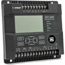 Gümrük Bey Fortrust Dizel Jeneratör Hız Kontrol Cihazı DC12V/24V Dijital Governor LCD Ekran