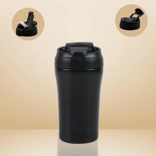 Kale Termos Paslanmaz Çelik Bardak Mug Termos 380 ml  Çift Katmanlı, Sızdırmaz Kapaklı