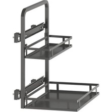IKEA Utrusta Eviye Altı Sürgülü Düzenleyici, 29X35X43 Cm,