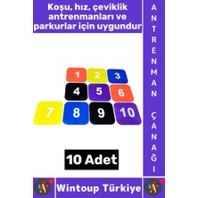 Wintoup #antrenmanmalzemesi Futbol Basketbol Voleybol Koordinasyon Hız Numaralı Antrenman Çanağı 10 Adet