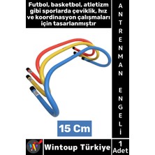 Wintoup #antrenmanmalzemesi Futbol Basketbol Atletizm Fitness Cross Fit Hız Çeviklik Antrenman Engeli 15 cm