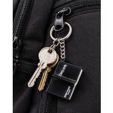 Herşey Nota Death Note Defter Metal Anahtarlık Gümüş Renk Unisex Anime Aksesuar