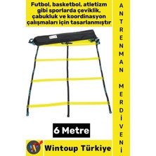 Wintoup #antrenmanmalzemesi Futbol Basketbol Spor Koordinasyon Çabukluk Çantalı Antrenman Merdiveni 6 Metre