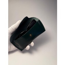 Hatka Leather Craft El Yapımı Hakiki Deri Gözlük Kılıfı