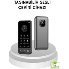 Nemere İthalat Taşınabilir Akıllı Tercüme Cihazı – Gerçek Zamanlı Ses ve Metin Çevirisi Nemere Ithalat