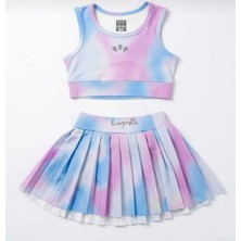 Şort Etekli Kız Çocuk Mayo Takımı