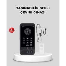 Nemere İthalat Taşınabilir Akıllı Sesli Çeviri Cihazı – 139 Dil Desteği, Dokunmatik Ekran Nemere Ithalat