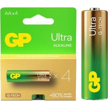 Uravas Store Gp 15AU-2U4 Alkalin Kalem Pil 4 Lü