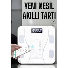 Nemere İthalat Tartı Baskül Dijital Elektronik Tartı Vücut Analiz Wifi Akıllı Yağ Ölçer Nemere Ithalat