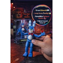 Toyfest Five Nights At Freddy's Toy Bonnie Figür 13 cm Glow Işıklı Gözlü Hareketli Aksiyon Figürü Fnaf