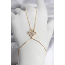 Store Mania Ieg™ Pirinç Gold Renk Yonca Model Kadın Şahmeran - TJ-SN749