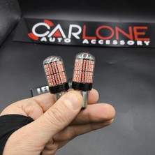 Carlone Kırmızı LED Çift Dipli Fren Ampülü 144 LED 93 P21W Yüksek Kalite