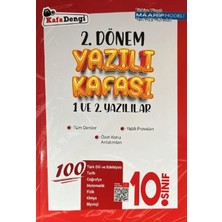 Kafa Dengi Yayınları 10. Sınıf 2. Dönem Yazılı Kafası