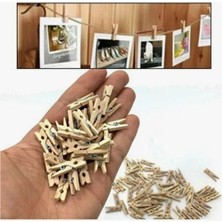 Krm Mandal Mini Ahşap Mandal (10 Adet) Krm