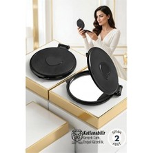 Krm Katlanabilir Ikili Cep Aynası Seti – Ultra Net Cam & Ergonomik Kompakt Tasarım Krm