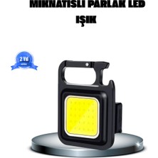 Krm LED Mini Anahtarlık Fener – 1000 Lümen Güçlü Işık ve USB Type-C Şarjlı Krm