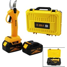 Krm Cordless Shear Yellow Bn-5 HS-155  Şarjlı  Bağ Makası  2 Batarya - 24V 5.0AH (5047) Krm