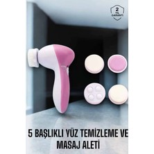 Krm Taşınabilir Yüz Temizleme Cihazı Masaj, Peeling, Temizlik 5 Başlıklı Krm