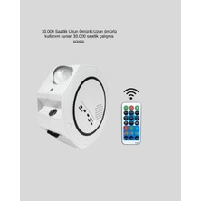 Technomark İnegöl Çok Modlu Yıldız ve Okyanus Efektli Gece Işığı Projektörü