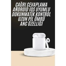 Krm 2. Nesil Bluetooth Android ve Ios Uyumlu Kablosuz Kulaklık Çağrı Cevaplama Krm