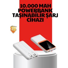 Krm 10000 Mah Taşınabilir Powerbank – Çift Çıkışlı Type-C ve Lightning Uyumlu Krm