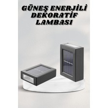 Krm Bahçe Aydınlatması Solar Güneş Enerjili Dekoratik LED Işıklı Lamba Krm