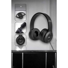 Krm Kulak Üstü Tf Kart ve Aux Destekli Ergonomik Bluetooth Kulaklık Krm