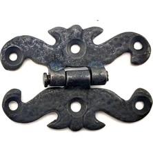 Uravas Store Antika Tarz Dekoratif Pirinç Menteşe - Oksit