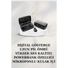 Krm Dijital Göstergeli Bluetooth Kulaklık Kablosuz Tws Stereo Bluetooth 5.0 Krm