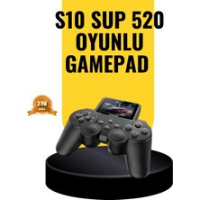 Krm 2025 A Kalite S10 Gamepad 520 Oyunlu Tv Bağlantılı Retro Atari Konsolu Krm