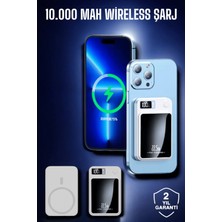 Uravas Store 22.5W Magsafe Kablosuz Şarjlı Dijital Ekran Hızlı Şarj